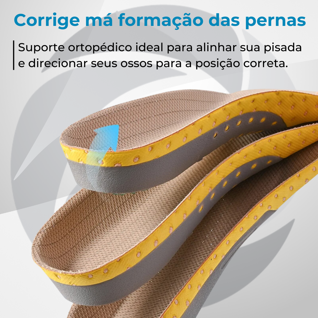 Palmilha Ortopédica Walkomfy© | Suporte e Ajuste Personalizado