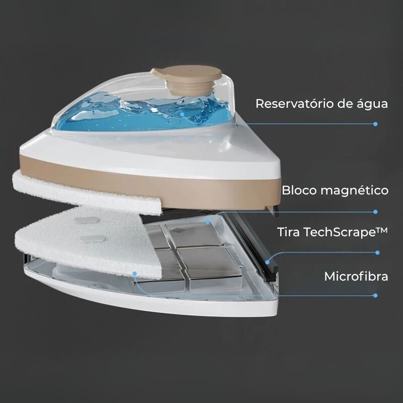 GlassMag™ | Tecnologia Magnética para Limpar Janelas Altas sem Esforço
