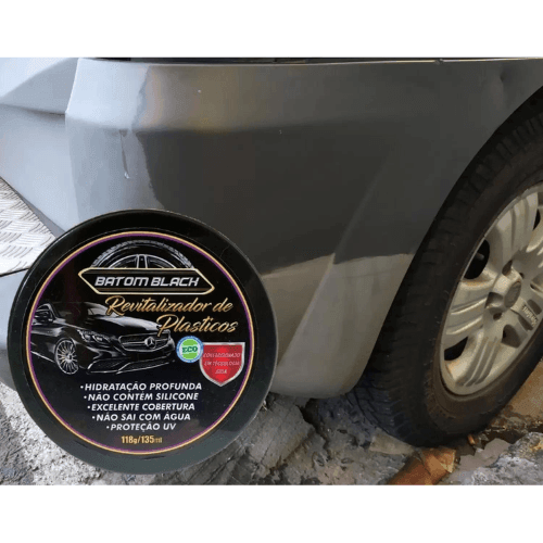 Revitalizador de Plásticos Revital Max Batom Black® 120g - Letuzza