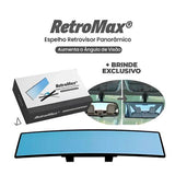 RetroMax® | Espelho Retrovisor Panorâmico Universal + Brinde Exclusivo