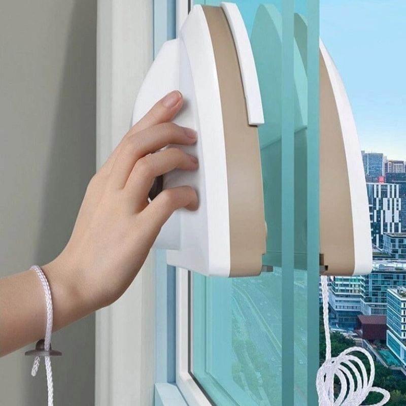 GlassMag™ | Tecnologia Magnética para Limpar Janelas Altas sem Esforço